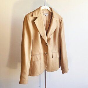 Ann Taylor Caramel Wool Blazer, Perfect Condition